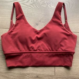Buffbunny Vineyard Red Monarch Sports Bra